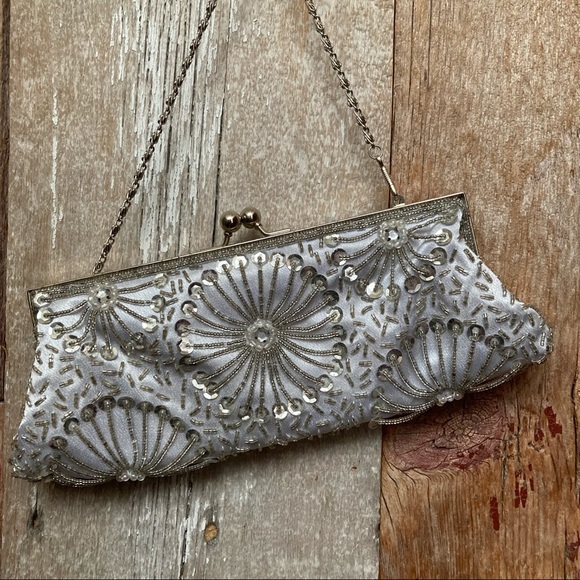 Fancy Beaded Clutch - Picture 2 of 4